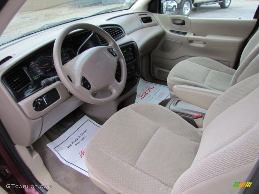 2000 Windstar LX - Cabernet Red Metallic / Medium Parchment photo #17