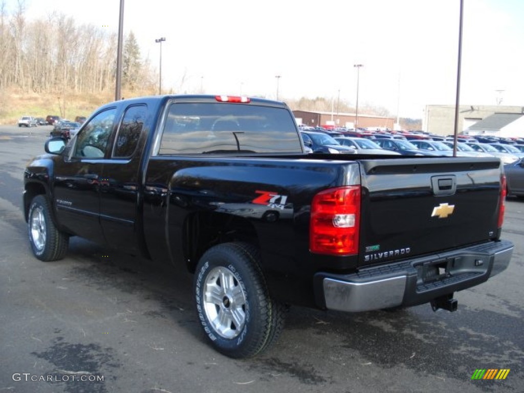 2012 Silverado 1500 LT Extended Cab 4x4 - Black / Ebony photo #6