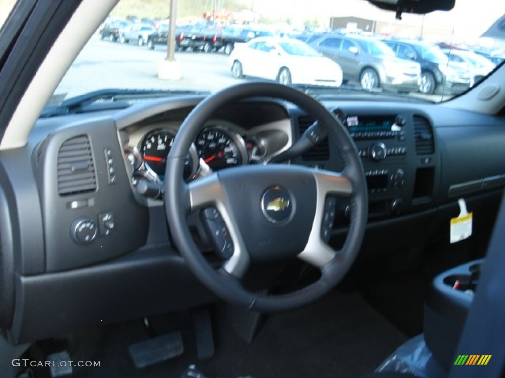 2012 Silverado 1500 LT Extended Cab 4x4 - Black / Ebony photo #10