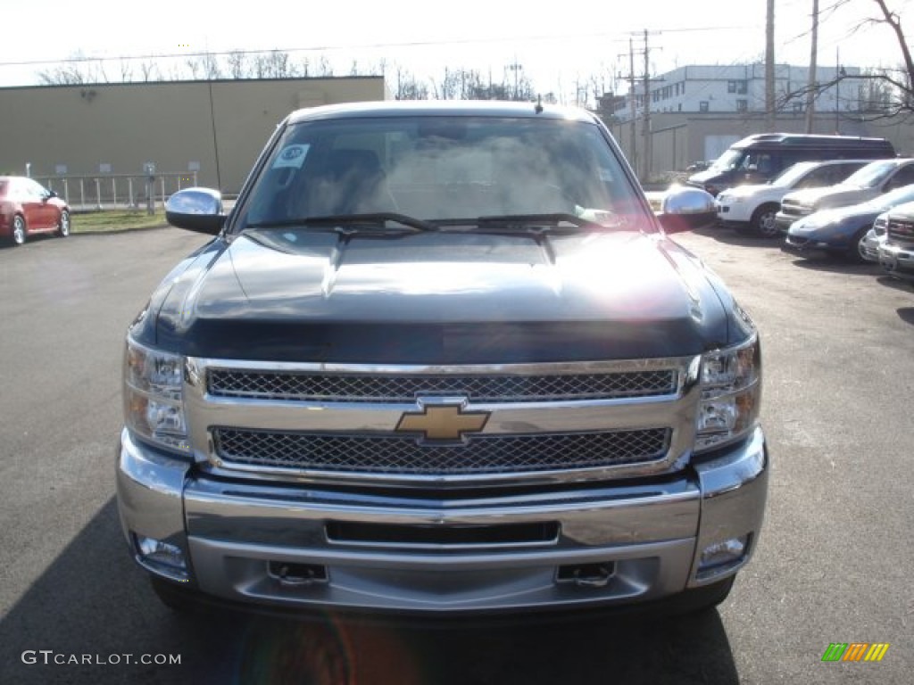 2012 Silverado 1500 LT Extended Cab 4x4 - Black / Ebony photo #3