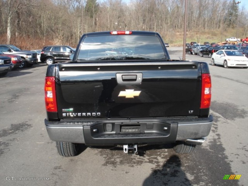 2012 Silverado 1500 LT Extended Cab 4x4 - Black / Ebony photo #7