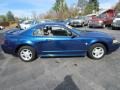 1999 Atlantic Blue Metallic Ford Mustang V6 Coupe  photo #3