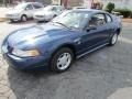 1999 Atlantic Blue Metallic Ford Mustang V6 Coupe  photo #10