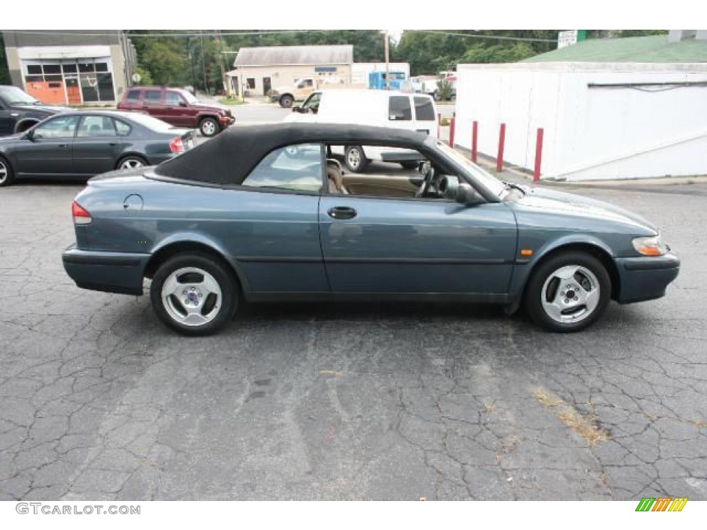 1999 9-3 Convertible - Cosmic Blue Metallic / Warm Beige photo #3