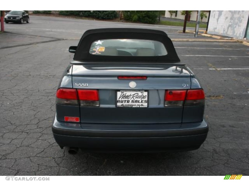 1999 9-3 Convertible - Cosmic Blue Metallic / Warm Beige photo #6