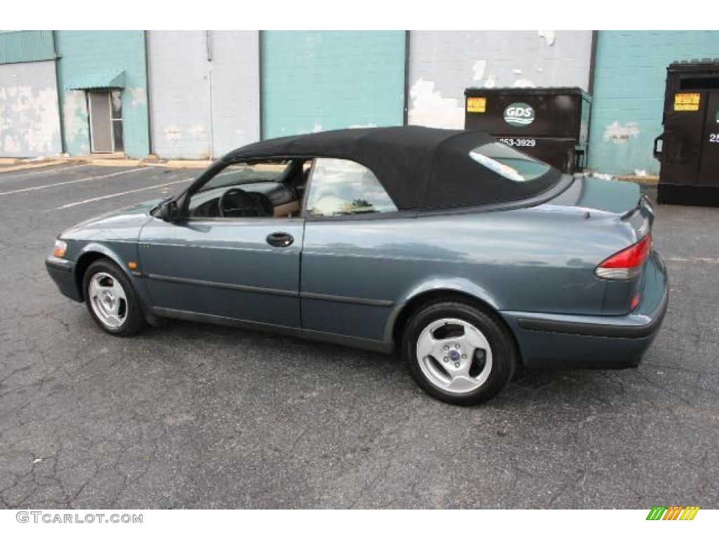 1999 9-3 Convertible - Cosmic Blue Metallic / Warm Beige photo #8