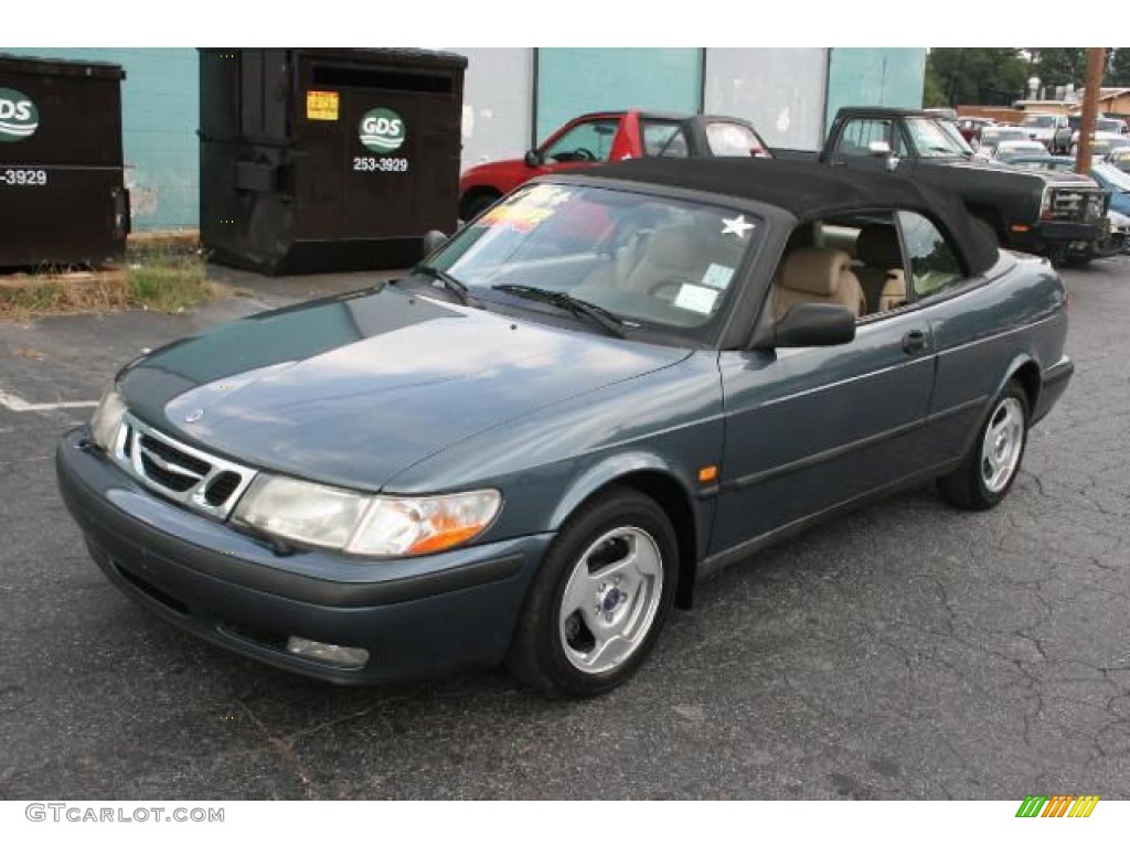 1999 9-3 Convertible - Cosmic Blue Metallic / Warm Beige photo #10