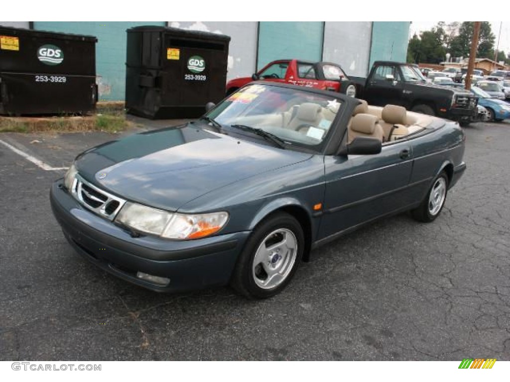 1999 9-3 Convertible - Cosmic Blue Metallic / Warm Beige photo #11
