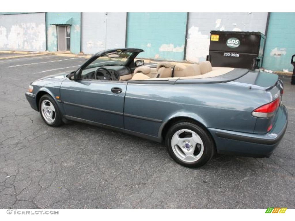 1999 9-3 Convertible - Cosmic Blue Metallic / Warm Beige photo #13