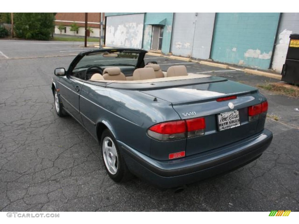 1999 9-3 Convertible - Cosmic Blue Metallic / Warm Beige photo #14
