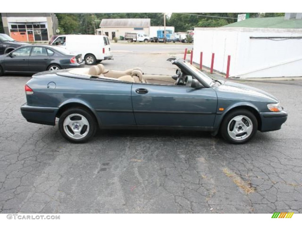 1999 9-3 Convertible - Cosmic Blue Metallic / Warm Beige photo #17
