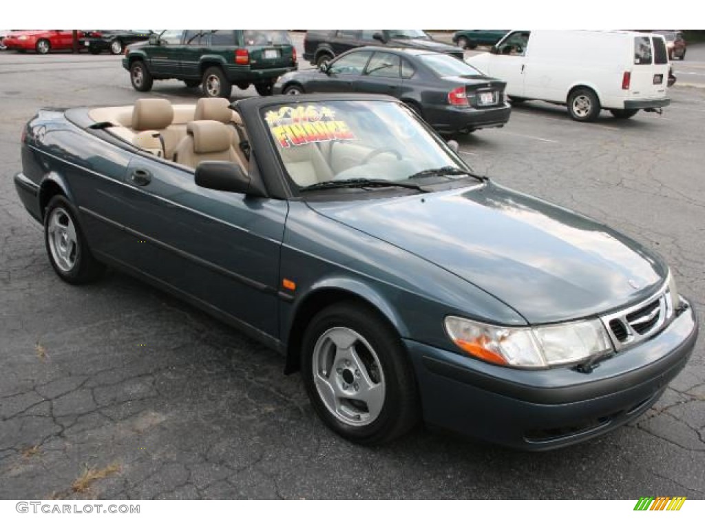 1999 9-3 Convertible - Cosmic Blue Metallic / Warm Beige photo #18