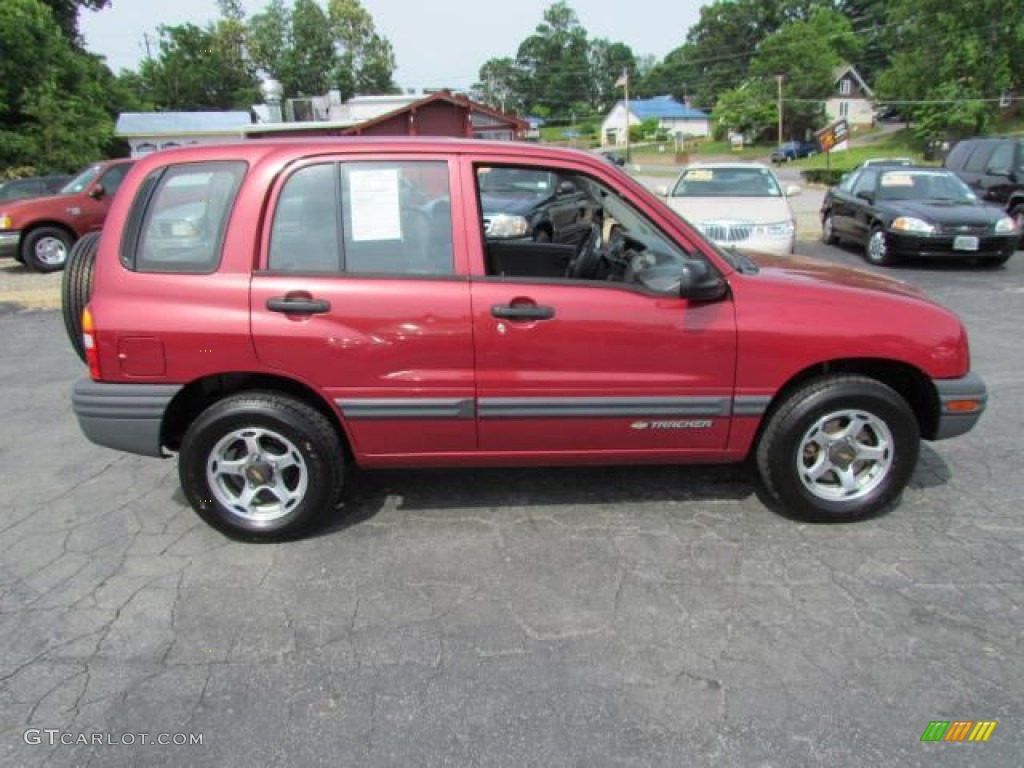 Wildfire Red 1999 Chevrolet Tracker 4x4 Exterior Photo #57623044