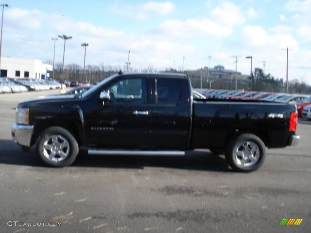 2012 Silverado 1500 LT Crew Cab 4x4 - Black / Ebony photo #5