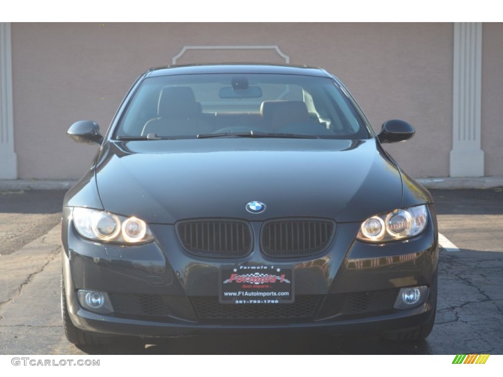 2008 3 Series 328xi Coupe - Black Sapphire Metallic / Saddle Brown/Black photo #1