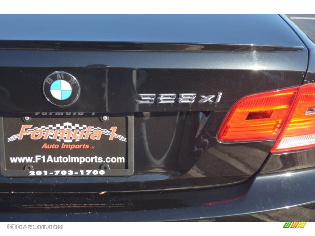 2008 3 Series 328xi Coupe - Black Sapphire Metallic / Saddle Brown/Black photo #29
