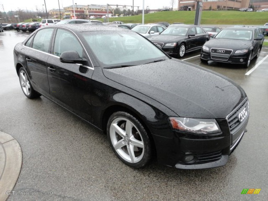 Brilliant Black 2009 Audi A4 2.0T quattro Sedan Exterior Photo #57624874