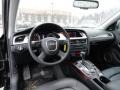 Black 2009 Audi A4 2.0T quattro Sedan Dashboard