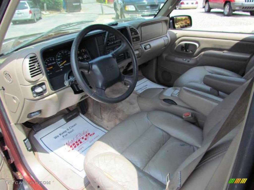 1998 Suburban K1500 LS 4x4 - Dark Carmine Red Metallic / Neutral photo #14
