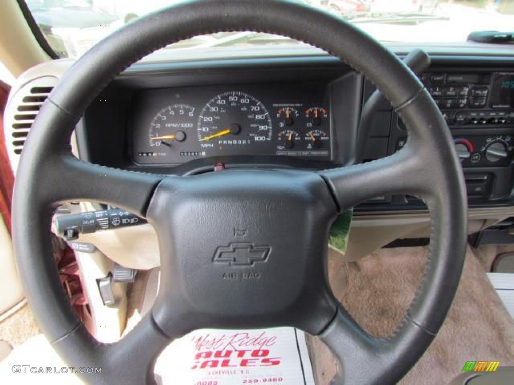 1998 Suburban K1500 LS 4x4 - Dark Carmine Red Metallic / Neutral photo #15