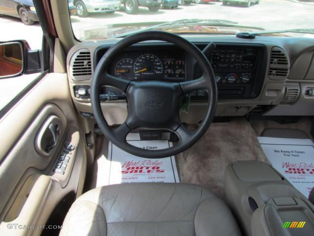 1998 Suburban K1500 LS 4x4 - Dark Carmine Red Metallic / Neutral photo #20