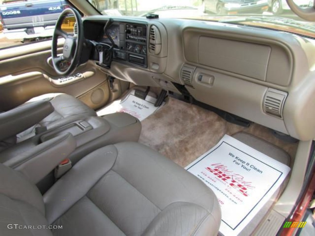 1998 Suburban K1500 LS 4x4 - Dark Carmine Red Metallic / Neutral photo #26