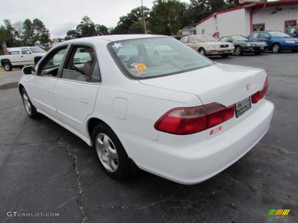 1998 Accord EX V6 Sedan - Taffeta White / Ivory photo #7