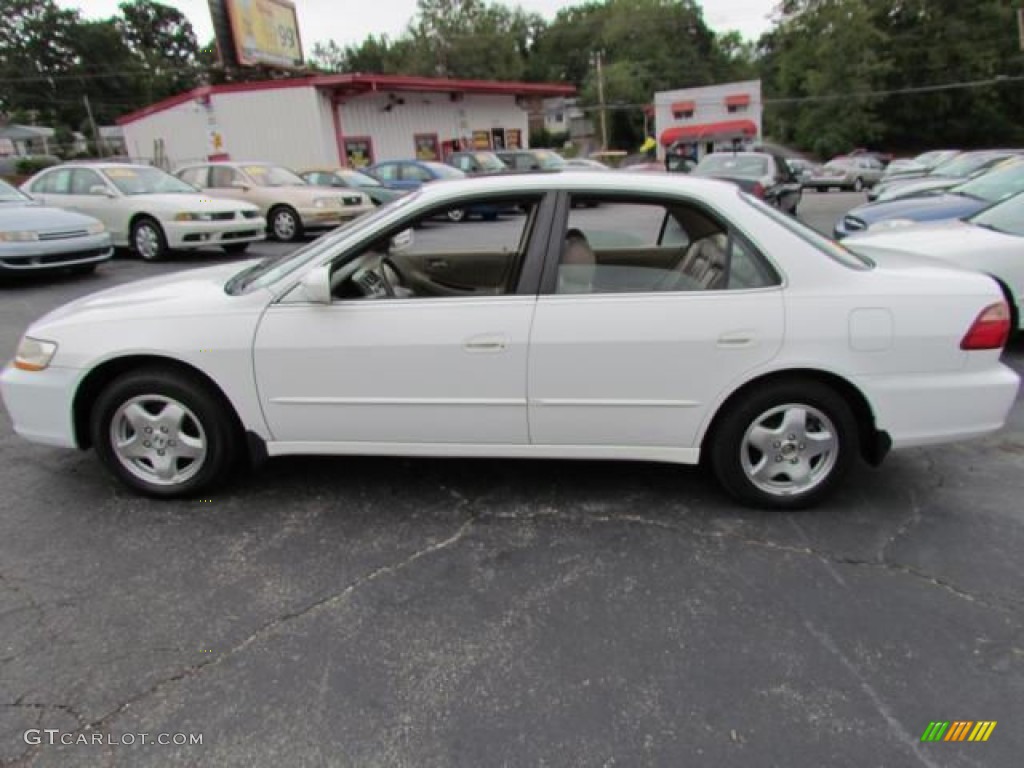 1998 Accord EX V6 Sedan - Taffeta White / Ivory photo #9