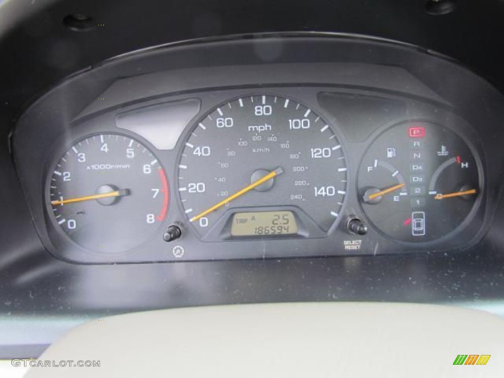 1998 Honda Accord EX V6 Sedan Gauges Photo #57625720