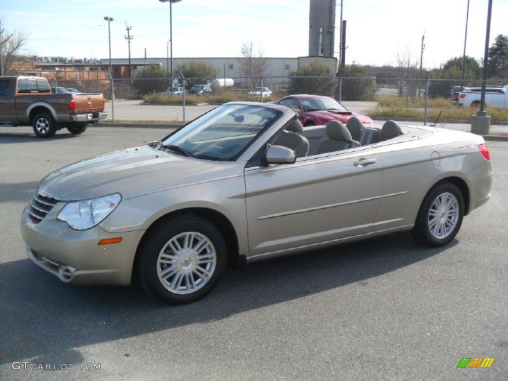 Light Sandstone Metallic 2008 Chrysler Sebring Touring Convertible Exterior Photo #57625774