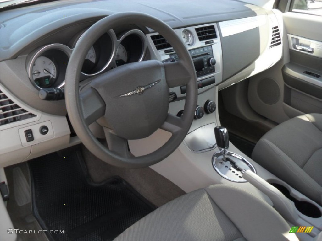Dark Khaki/Light Graystone Interior 2008 Chrysler Sebring Touring Convertible Photo #57625807