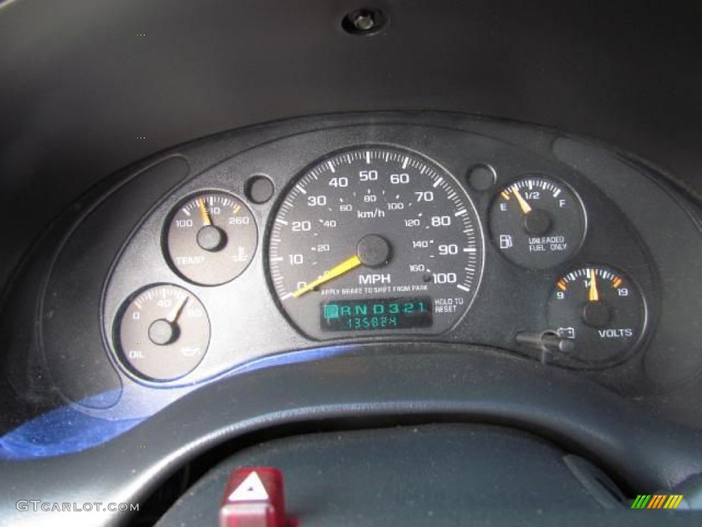 1998 Chevrolet S10 LS Extended Cab Gauges Photo #57626005
