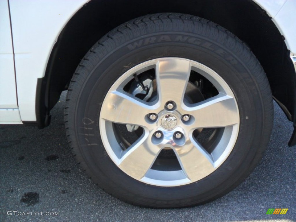 2012 Ram 1500 Big Horn Crew Cab 4x4 - Bright White / Dark Slate Gray/Medium Graystone photo #23