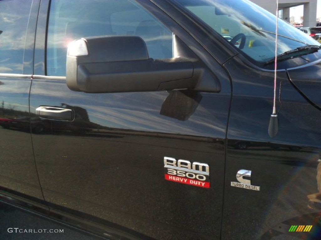 2012 Ram 3500 HD ST Crew Cab 4x4 Dually - Black / Dark Slate/Medium Graystone photo #22