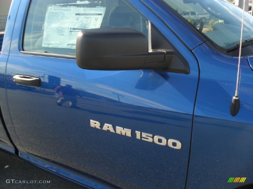 2011 Ram 1500 ST Regular Cab - Deep Water Blue Pearl / Dark Slate Gray/Medium Graystone photo #17