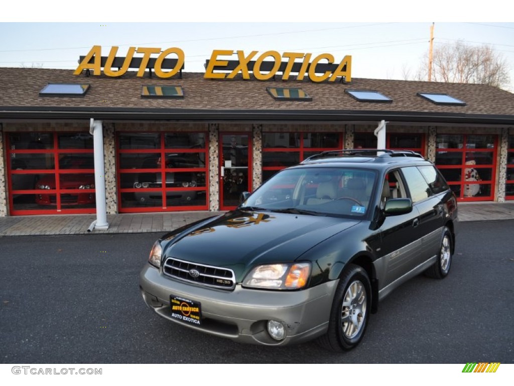 2002 Outback VDC Wagon - Timberline Green / Beige photo #1