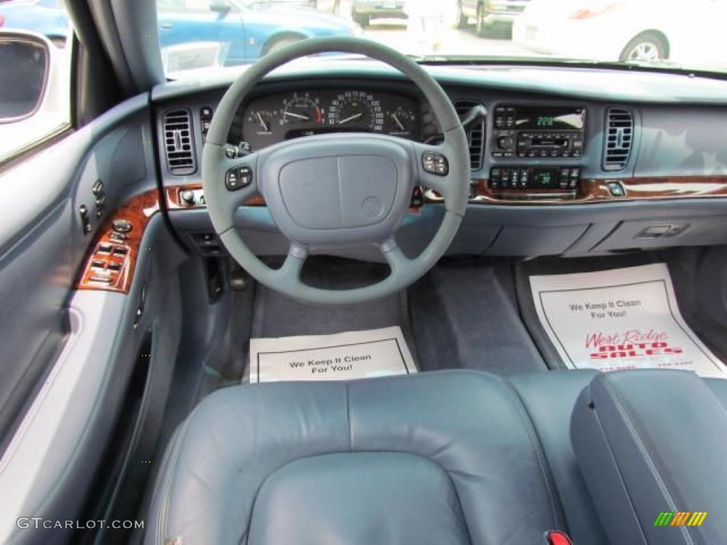 1997 Park Avenue Sedan - Bright White / Adriatic Blue photo #23