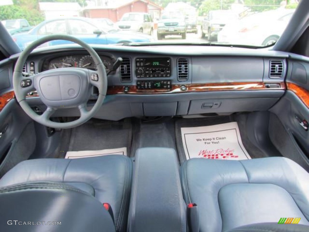 1997 Park Avenue Sedan - Bright White / Adriatic Blue photo #24