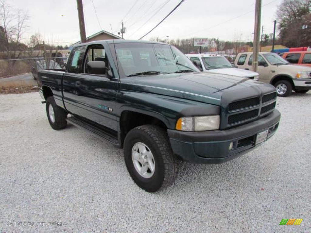 1996 Ram 1500 ST Extended Cab 4x4 - Spruce Green Pearl / Tan photo #1