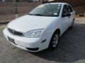 2005 Cloud 9 White Ford Focus ZX4 SE Sedan  photo #12