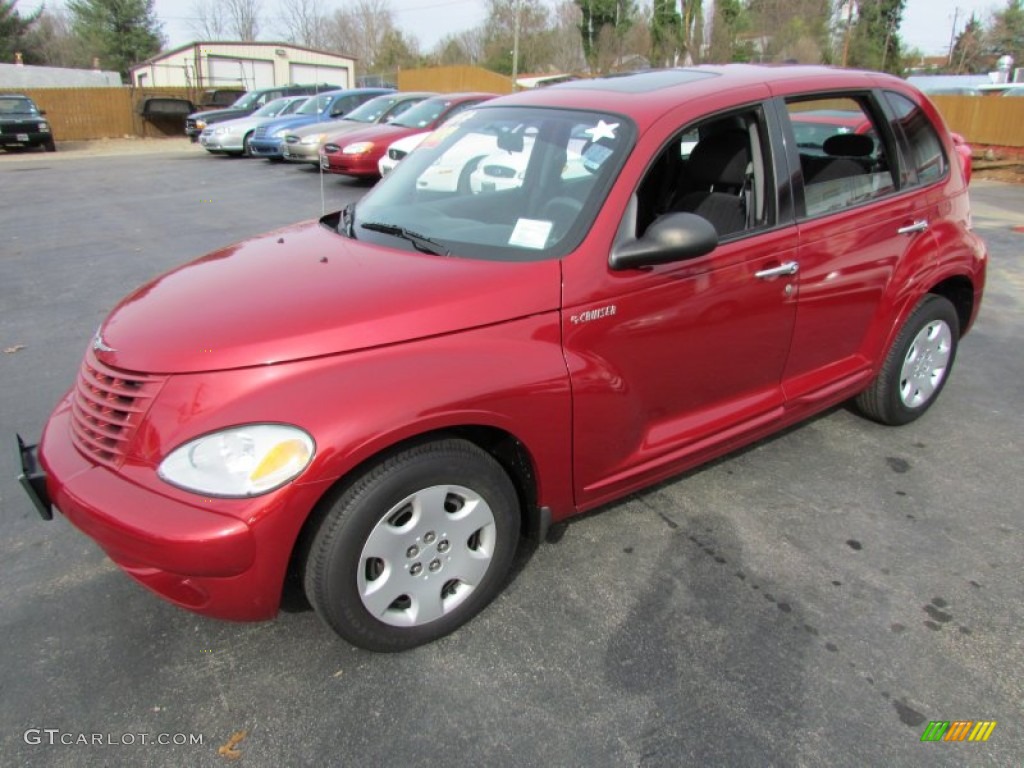 Inferno Red Crystal Pearl 2005 Chrysler PT Cruiser Touring Exterior Photo #57628162
