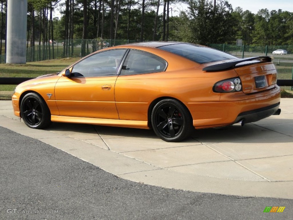 2006 GTO Coupe - Brazen Orange Metallic / Black photo #7