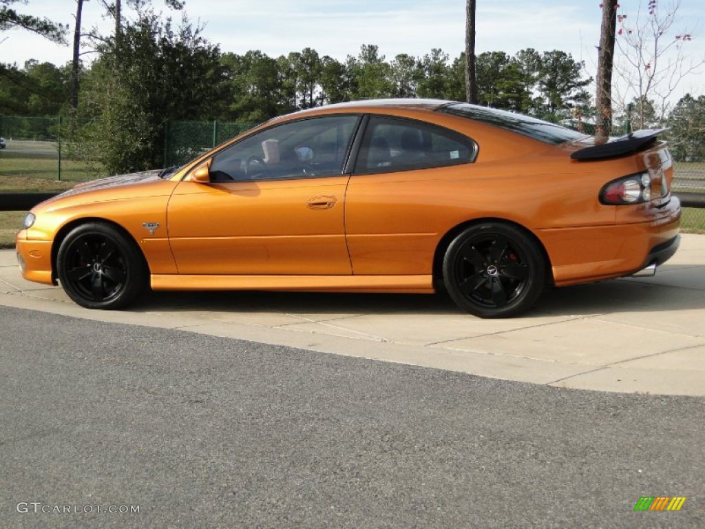 2006 GTO Coupe - Brazen Orange Metallic / Black photo #8