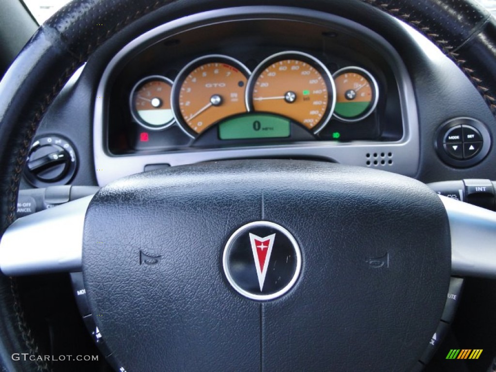 2006 GTO Coupe - Brazen Orange Metallic / Black photo #16