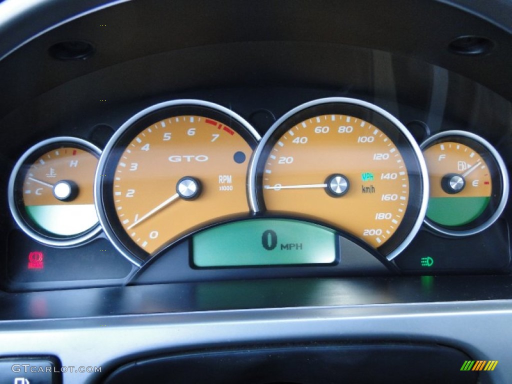 2006 Pontiac GTO Coupe Gauges Photo #57628408