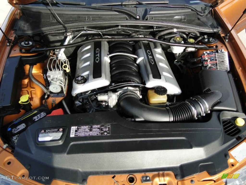 2006 Pontiac GTO Coupe 6.0 Liter OHV 16 Valve LS2 V8 Engine Photo #57628492