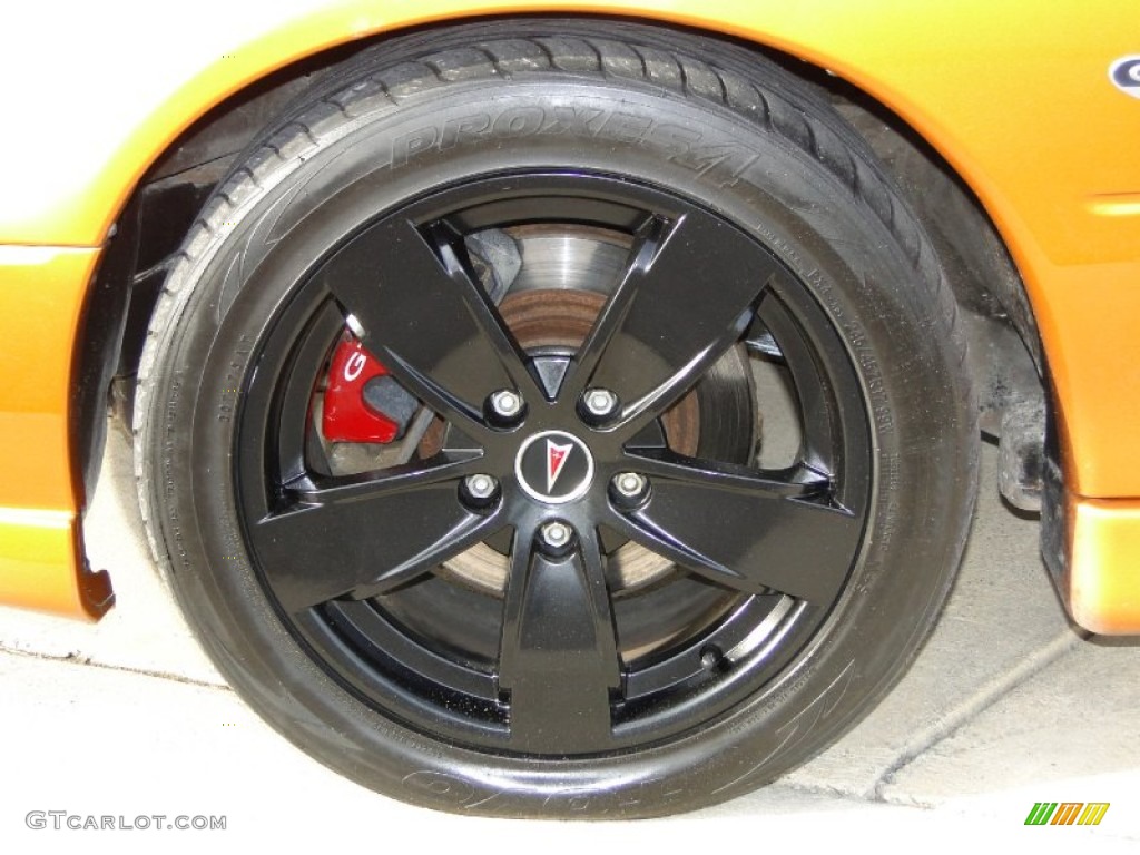 2006 GTO Coupe - Brazen Orange Metallic / Black photo #29