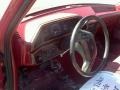 1988 Ford F150 Scarlet Red Interior Steering Wheel Photo