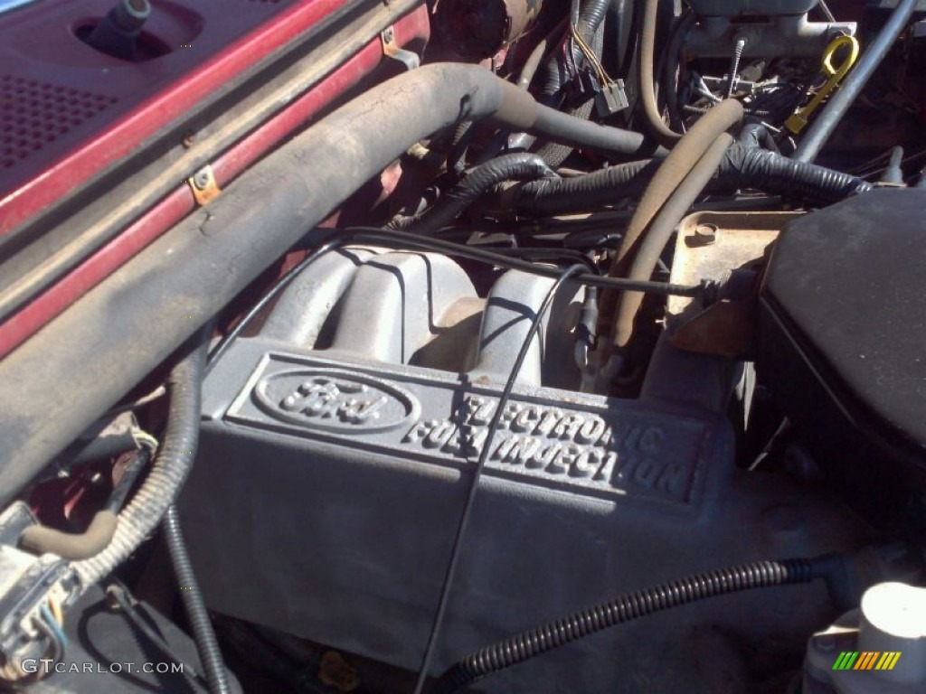 1988 Ford F150 XLT Lariat Regular Cab Engine Photos