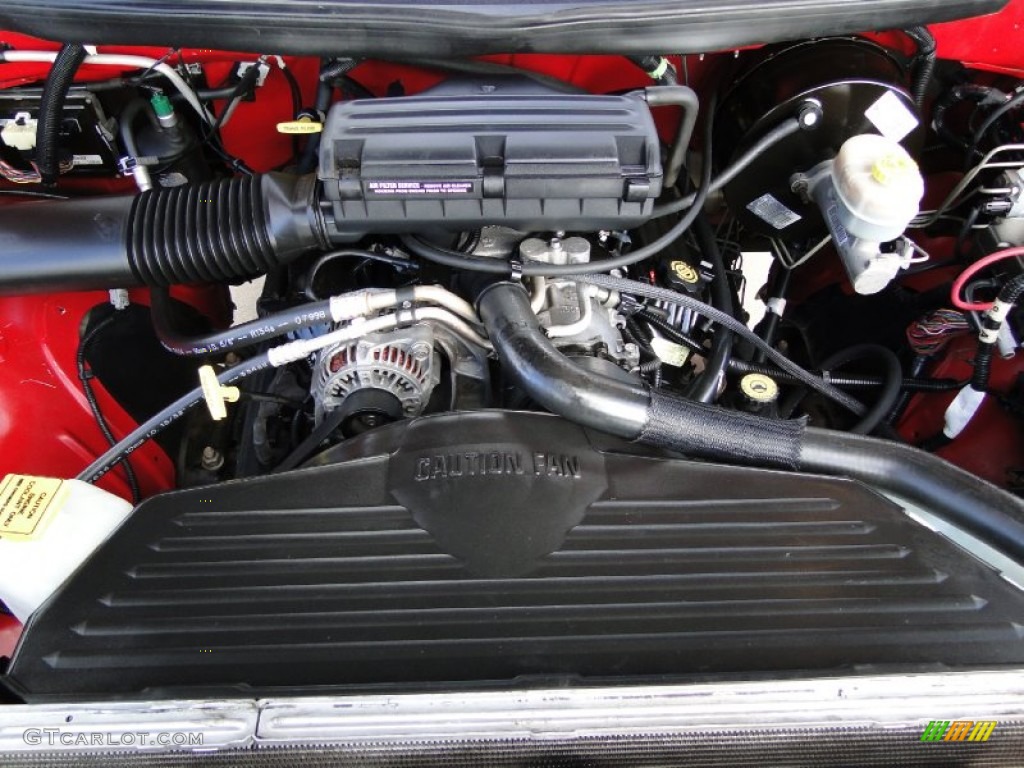 1999 Dodge Ram 1500 Sport Extended Cab 5.9 Liter OHV 16-Valve V8 Engine Photo #57629326
